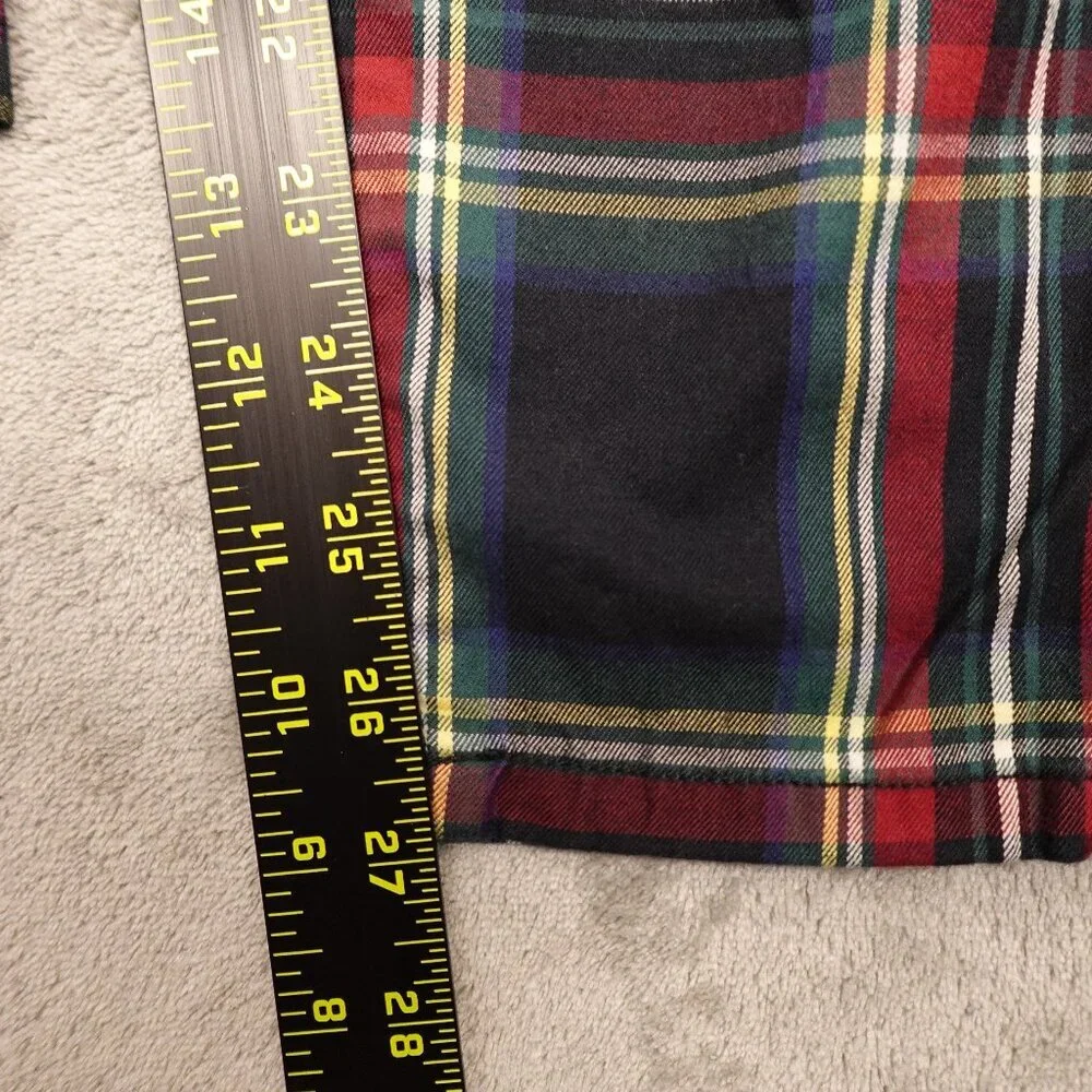 vineyard vines Jamie high‎ rise jolly plaid pants women's 0 multi-color